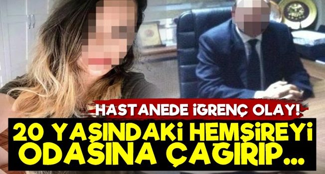 Hastanede İğrenç Olay!