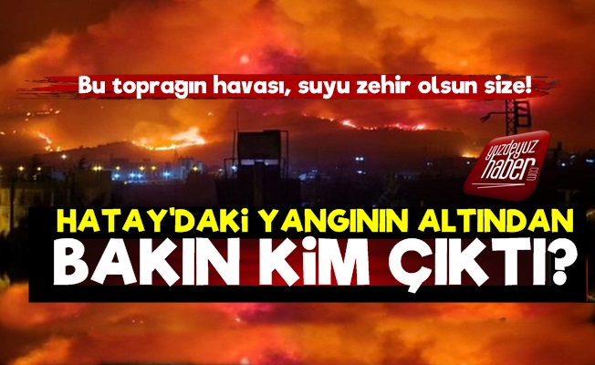 Hatay'daki Yangının Altından Bakın Kim Çıktı?