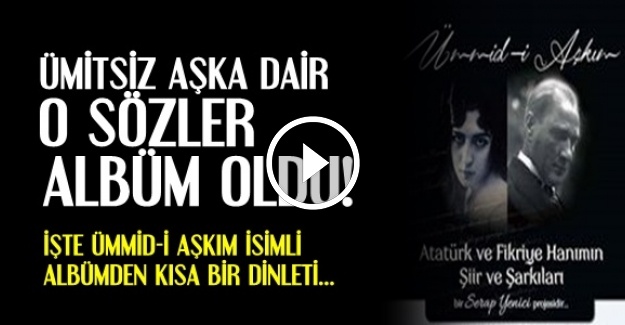 HAZİN SONLU AŞK ALBÜM OLDU…