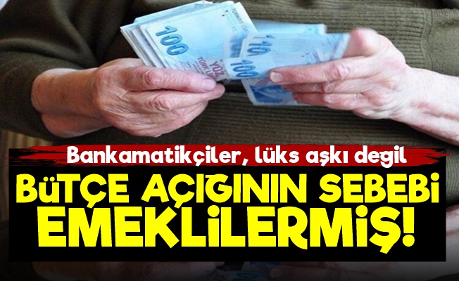 Hükümete Göre Açık Emekliler Yüzündenmiş!
