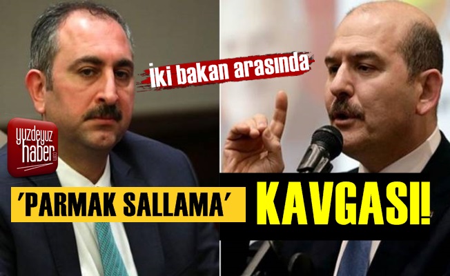 İki Bakan Arasında 'Parmak Sallama Kavgası'