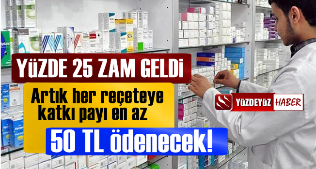 İlaçlar da Zamlandı, Katkı Payı En Az 50 TL'ye Çıktı