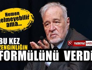 İlber Ortaylı bu kez zenginliğin formülünü verdi