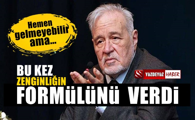 İlber Ortaylı bu kez zenginliğin formülünü verdi