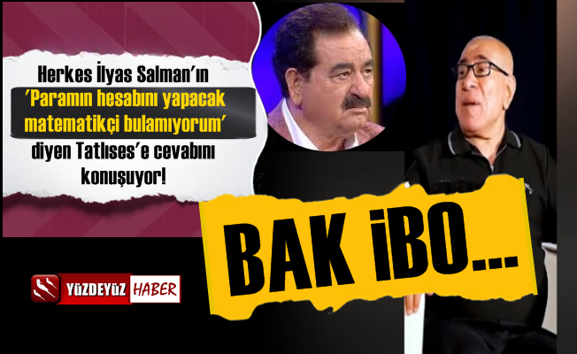 İlyas Salman'dan 'Paramın Hesabını Yapamıyorum' Diyen Tatlıses'e Olay Sözler!