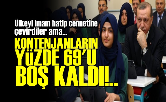 İMAM HATİP KONTENJANLARI BOŞ KALDI!