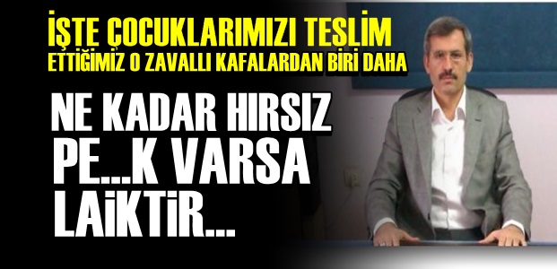 İMAM HATİP MÜDÜRÜ HİLAFET ÇAĞRISI YAPTI!