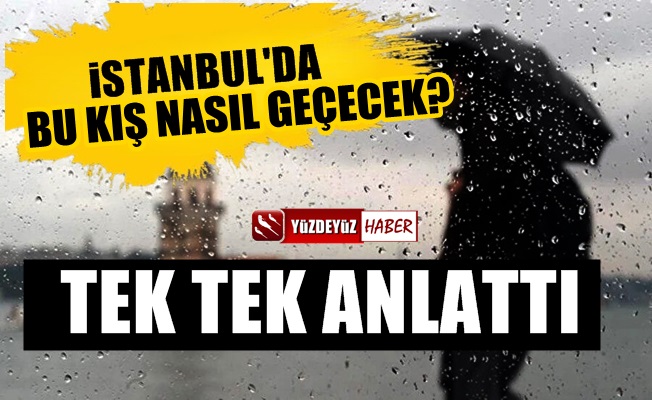 İstanbul'da bu kış nasıl geçecek, tek tek anlattı