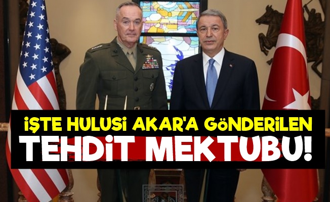 İşte ABD'nin Tehdit Mektubu!