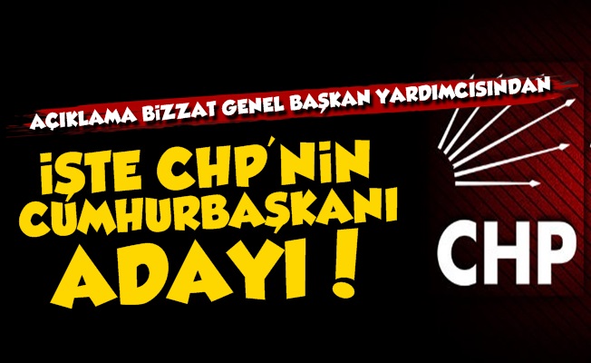 İşte CHP'nin Cumhurbaşkanı Adayı