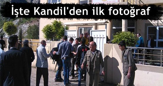 İŞTE KANDİL’DEN İLK FOTOĞRAF