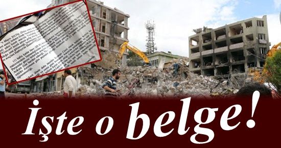 İŞTE O BELGE!