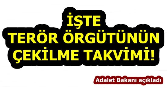 İŞTE PKK’NIN ÇEKİLME TAKVİMİ!