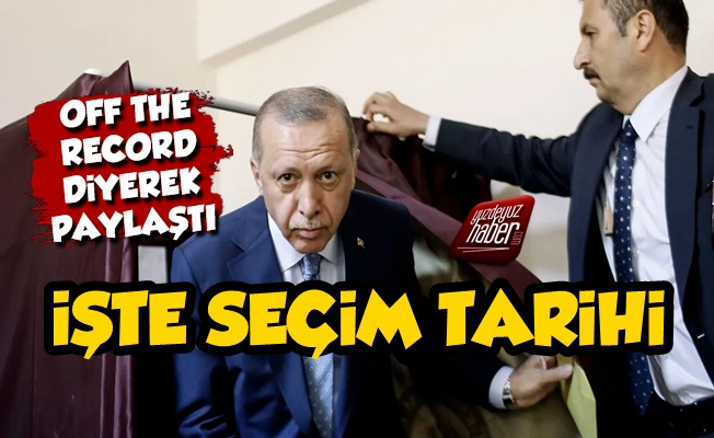 İşte Seçimin Yapılacağı Tarih