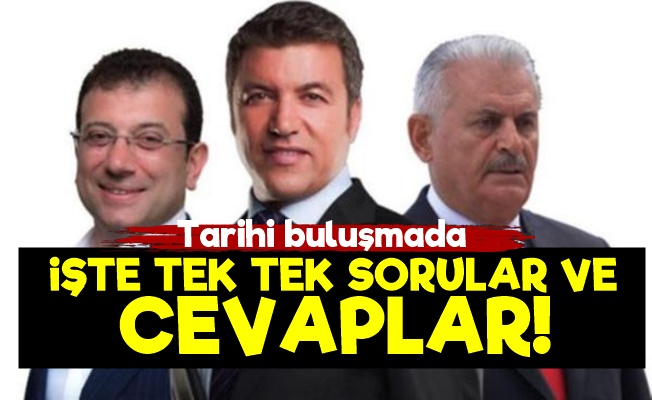 İşte Tek Tek Sorular Ve Cevaplar!