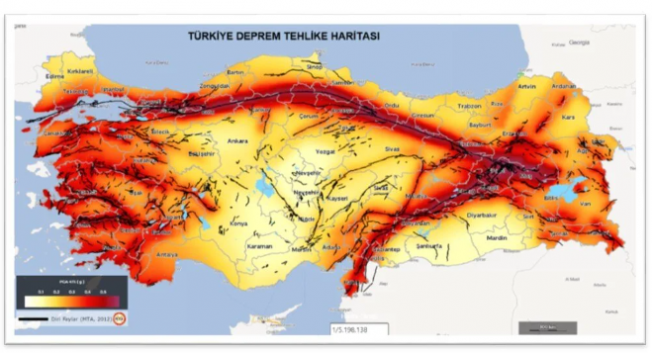 İşte Türkiye deprem risk haritası, Doğu Anadolu fay hattı nedir?