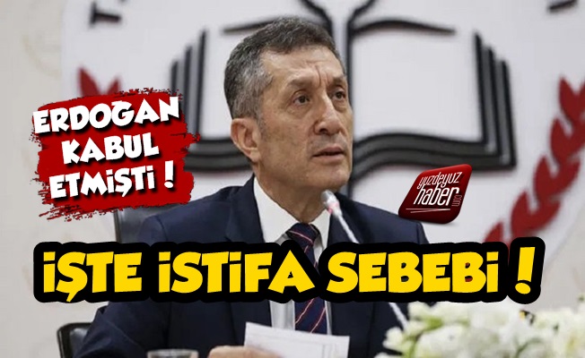 İşte Ziya Selçuk'un İstifa Sebebi!