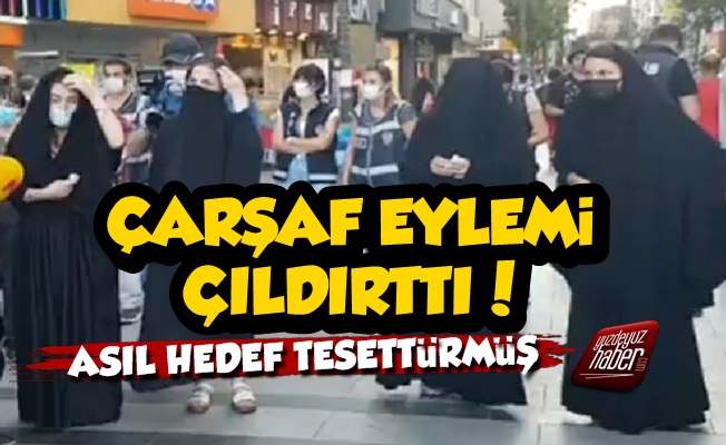 İzmirli Kadınların Çarşaf Eylemi Ortalığı Karıştırdı