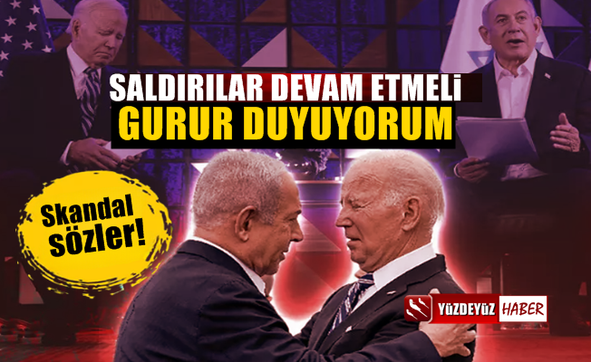 Joe Biden'den skandal sözler: İsrail saldırılara devam etmeli