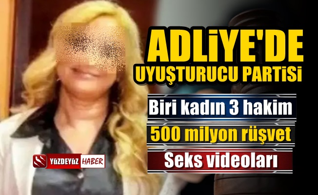 Kadın Hakim ve Arkadaşlarından Adliyede Uyuşturucu Partisi