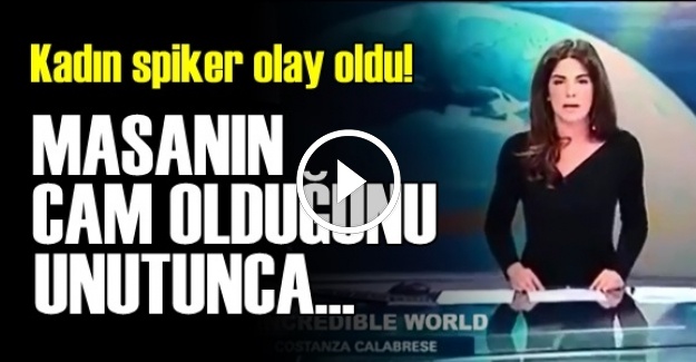 KADIN SPİKER OLAY OLDU!..