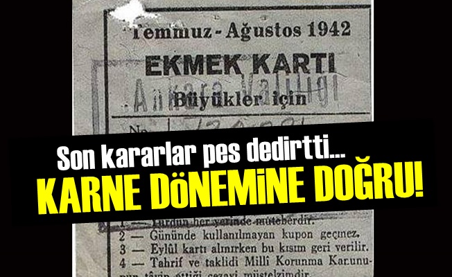 Karne Dönemine Doğru!