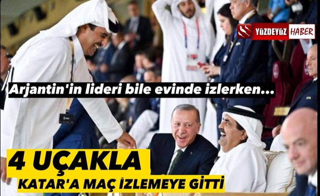 Katar'a Maç İzlemeye Giden Erdoğan'a Tepki Yağıyor