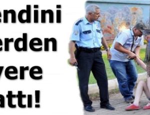 KENDİNİ YERLERE ATTI.. BAKIN NİÇİN?