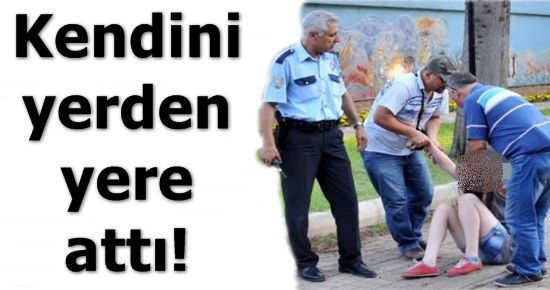 KENDİNİ YERLERE ATTI.. BAKIN NİÇİN?