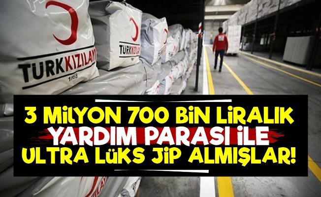 Kızılay'da Yardım Paraları Lüks Araçlara Gitmiş!