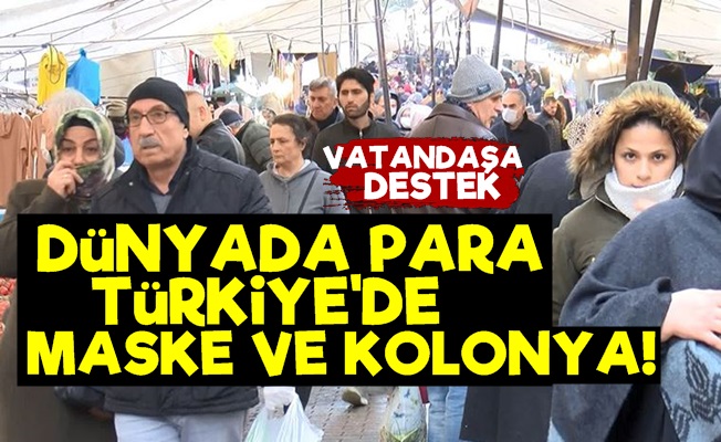 Korona İçin Dünyada Para Biz de Kolonya!