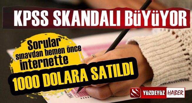 KPSS Skandalı Büyüyor, Sorular İnternette Bin Dolara…