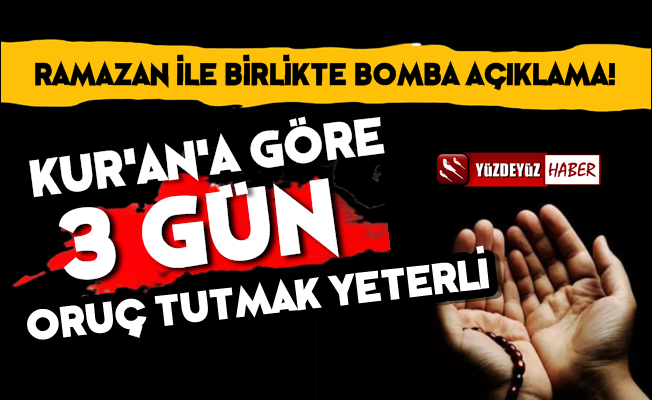 İlahiyatçılar Tartışıyor: Kur’an’da Oruç Kaç Gün? 3 Gün Yeterli mi?