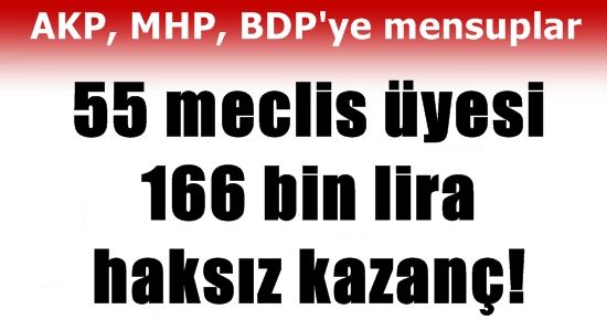 MECLİS ÜYELERİNE BAK! VAY HALİNE ÜLKENİN!