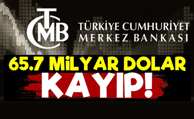 Merkez Bankası'nın 65.7 Milyar Doları Kayıp!