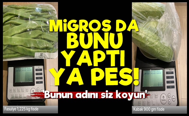 Migros'un Tartısı Pes Dedirtti!