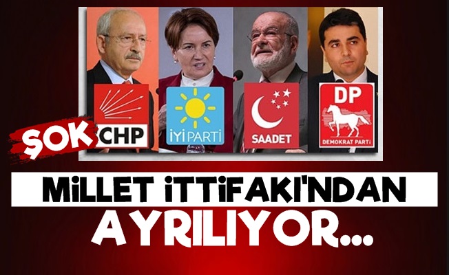 Millet İttifakı'nda Ayrılış Şoku!