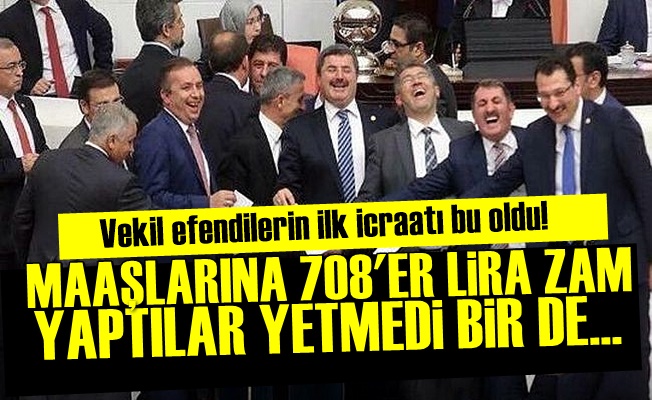 Milletvekillerine Büyük Kıyak!