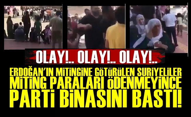 Miting Paraları Ödenmeyince Kıyamet Koptu!