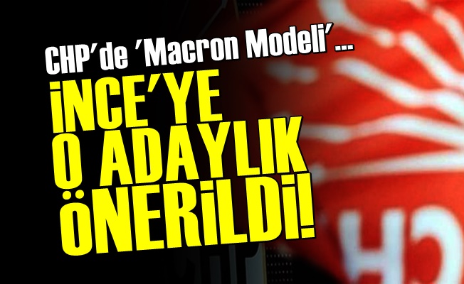 Muharrem İnce'ye O Adaylık Önerildi!