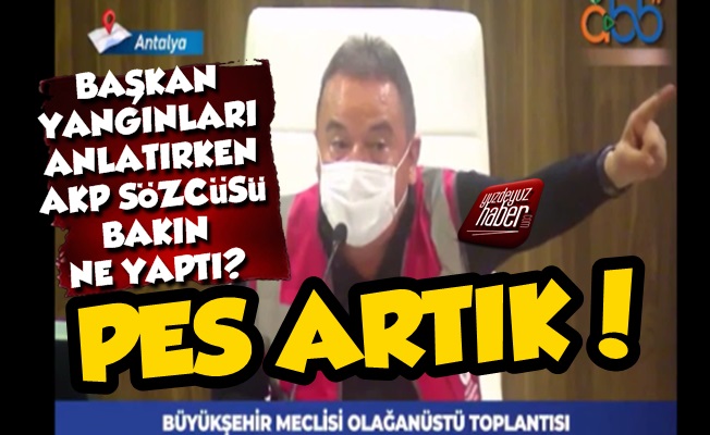 Muhittin Böcek Yangınları Anlatırken AKP Sözcüsü Pes Dedirtti