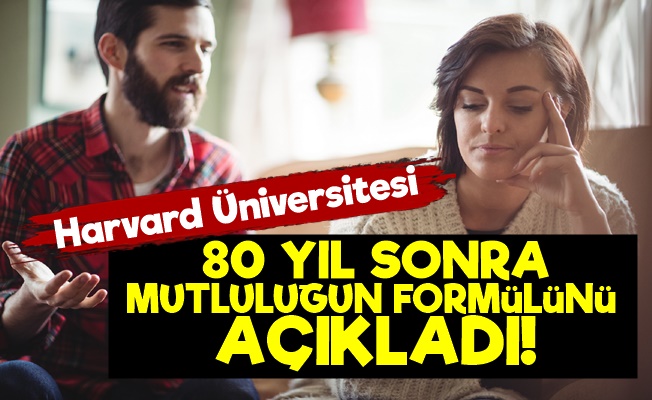 Mutluluğun Formülünü 80 Yıl Sonra Açıkladı!