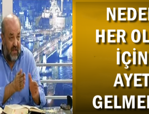 Neden Her Olay İçin Ayet İnmedi? İhsan Eliaçık’tan “Akıl ve İlke” Analiz