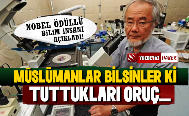 Nobel ÖdülÜ Almıştı, Oruç Açıklaması Olay Oldu!