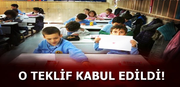 O TEKLİF KABUL EDİLDİ!