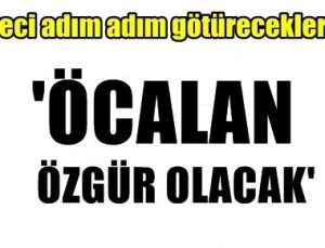 ‘ÖCALAN ÖZGÜR OLACAK…’