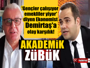 Özgür Demirtaş'a kızdı: Akademik Zübük…