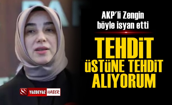 Özlem Zengin: Tehdit üstüne tehdit alıyorum, yoruldum artık