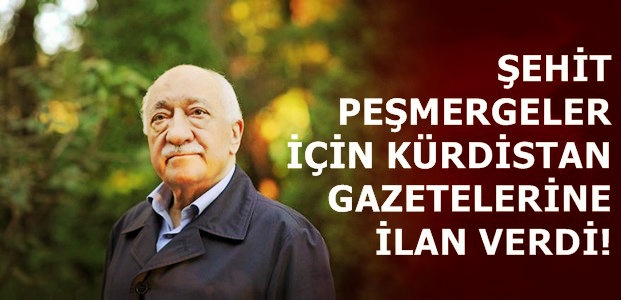 PEŞMERGE İÇİN İLAN VERDİ!