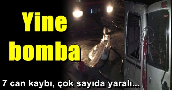 POLİS MERKEZİNE BOMBALI SALDIRI